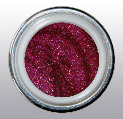 Glittergel Rubin