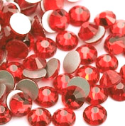 Red Crystal Strasssteine, SS3 Red