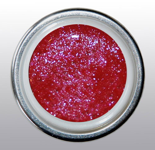 Glittergel Himbeere