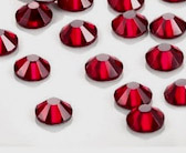 Siam-Red Crystal Strasssteine, SS3 Siam Red